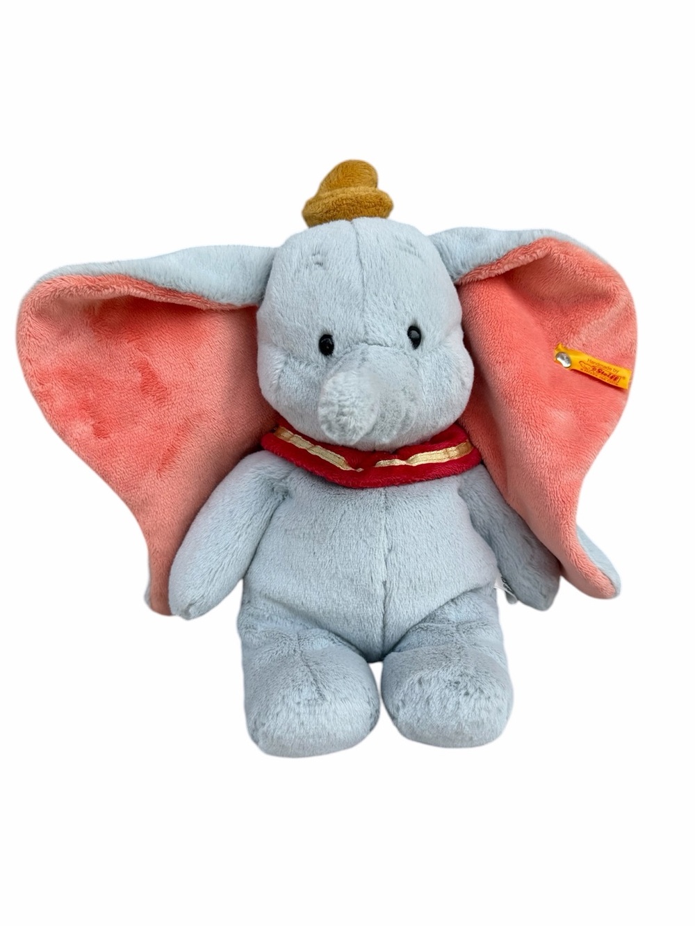Steiff Disney Dumbo Plush Elephant Button in Ear Pink Ears